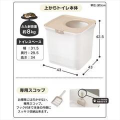 お部屋のにおいクリア消臭 猫用システムトイレ ONC-430の画像