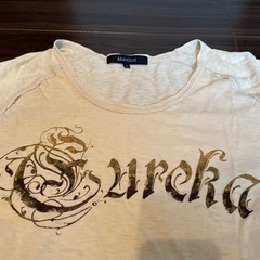 アバハウス　Tシャツ　ロゴゴールドラメデザインの画像