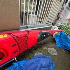 札幌発　シーカヤック　シングル艇　ポリ中古