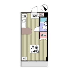 💕初月賃料なし（フリーレント）・敷金なし・礼金なし・仲介手数料なし💕広い９.４帖のお部屋🎵スーパーコンビニ徒歩圏内で買い物も便利な立地🎵 - 不動産