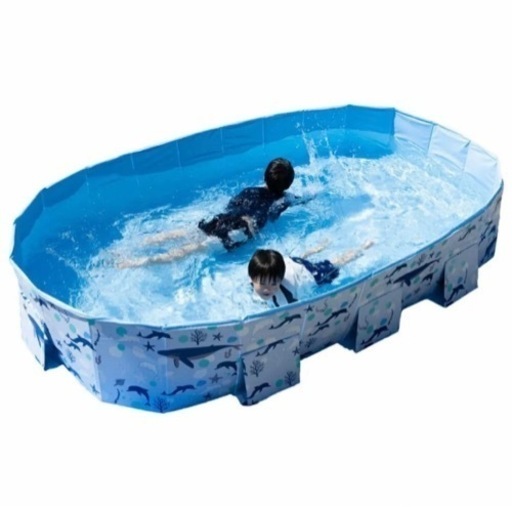 新品未使用　3m　特大プール　カバー付き！空気入れ不要！