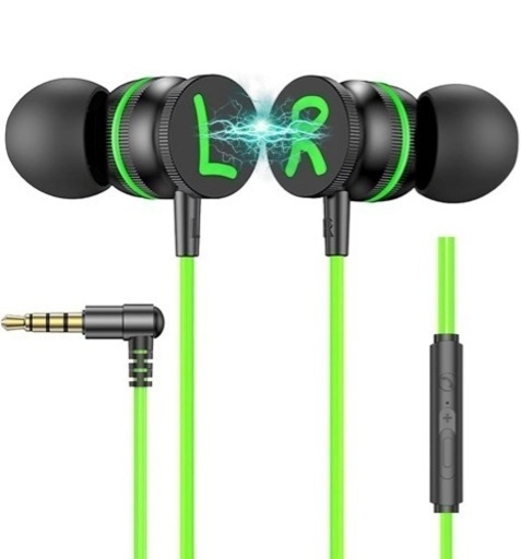 ゲーミングイヤホン 有線 イヤホン 3.5mm マイク付き
