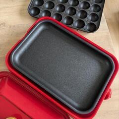 【決まりました】ホットプレート、たこ焼きプレートセットの画像