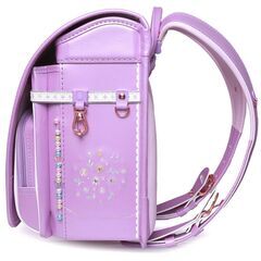 【新品】最新 女の子ランドセル マーガレットモデル 高級 大容量 撥水加工 6年保証 全国送料無料 スクールバック 通学カバン ラベンダーの画像