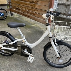 子供用自転車　14インチくらい　白