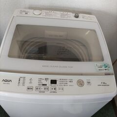 投げ売り価格!!!!アクア全自動洗濯機　AQW-V7M 　7㌔タ...