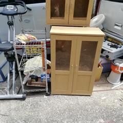 取引中棚 収納 ３個 スチールラックプラ ケース 木目調 収納