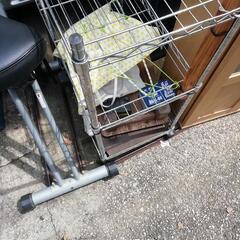 取引中棚 収納 ３個 スチールラックプラ ケース 木目調 収納の画像