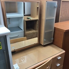 1面ドレッサー　引出付