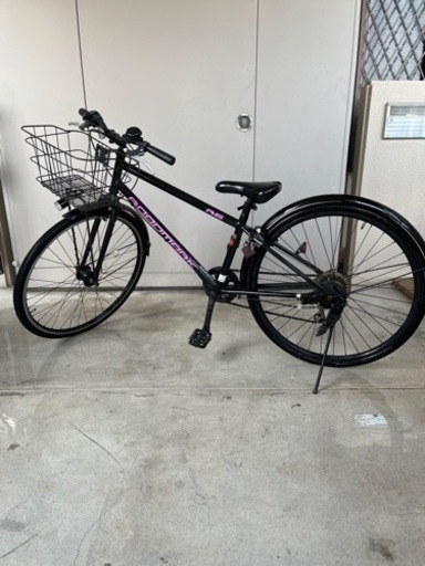 子供用26インチ自転車、黒