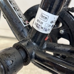 子供用26インチ自転車、黒の画像