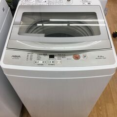 A-816【リユースのサカイ野々市店】ジモティ来店特価‼ AQUA アクア 洗濯機 AQW-BK50G 2019年製 5kg 動作チェック＆クリーニング済み J8846【リユースのサカイ柏店】 AQUA アクア 全自動洗濯機 洗濯7.0kg
