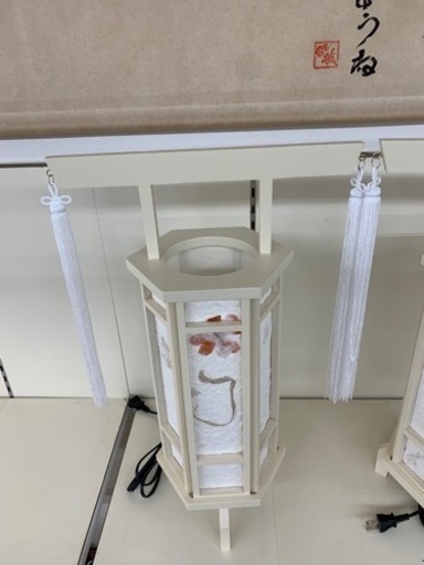 新品　盆提灯　2個セット　回転します