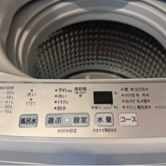 【緊急】洗濯機お譲りいたします！の画像