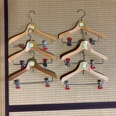 木製ハンガー子供用