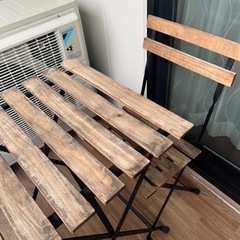 IKEA ガーデンテーブルセットの画像