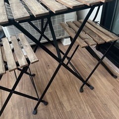 IKEA ガーデンテーブルセットの画像