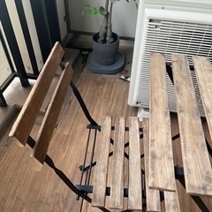 IKEA ガーデンテーブルセットの画像