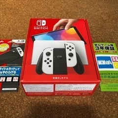 新品　未開封　3年補償込！おまけ保護フィルム付！！  ニンテンドーSwitch 有機ELモデル 新品 未開封 3年補償込！おまけ保護フィルム付！！ ニンテンドーSwitch