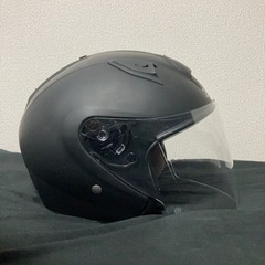 Lサイズ ジェットヘルメット マットブラック ZENITH  YAMAHAの画像