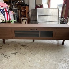 ニトリ製　テレビボード　テレビ台　ローボード　ＢＬＯＯＭ　１８０ＬＢ－ＭＢＲ　ブラウン　の画像