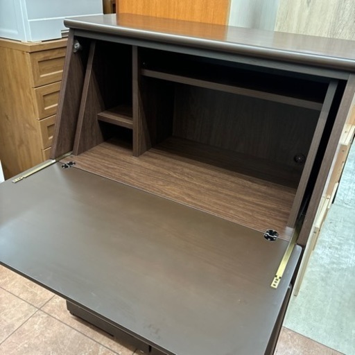 ?お買い得?吉川木工 ライティングビューロー 大川家具 日本製?989