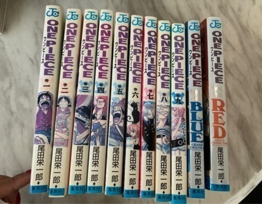 ONE PIECE1巻〜105巻+blue+red
