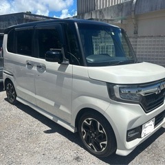 123万→115万。代理出品Ｎ－ＢＯＸカスタム Ｇ・Ｌターボホン...