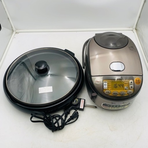 【‼️家電セット‼️】象印IH炊飯ジャーアイリスオーヤマホットプレート