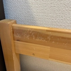【無印良品】シングルベッドフレームの画像