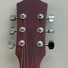 ほぼ未使用　ノーブランドアコースティックギター　　楽器　ギター　音楽　初心者向けの画像