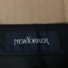 NEW YORKER 春夏パンツ  ネイビー色の画像