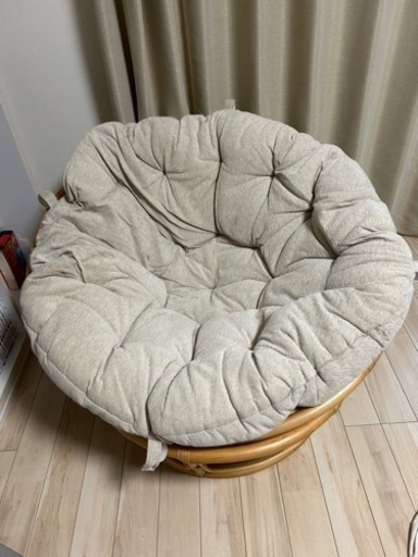 ニトリ　パパサンチェア　廃盤　ナチュラル