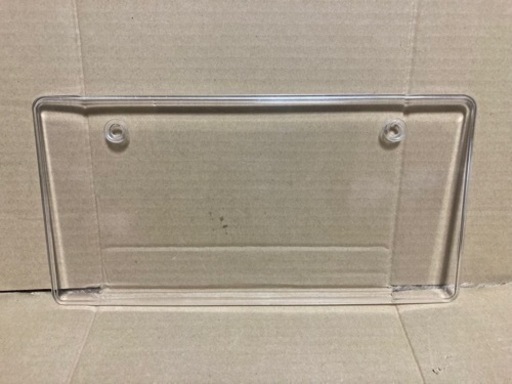 ナンバーカバー クリアー 希少 観賞用 コレクション  ナンバーフレーム 当時物 VIP 1枚 ナンバープレート