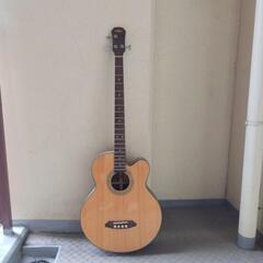 アコースティックベース　aria 295N ※ペグ欠損※プリアン...