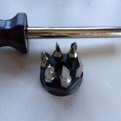 スクリュードライバー６種セット差し替えタイプの画像