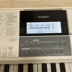 【CASIO】電子キーボード（ピアノ）の画像