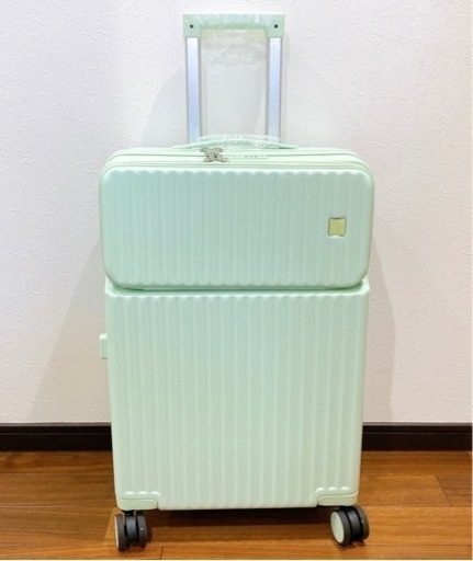 【新品未使用】キャリーケース 機内持ち込み S グリーン スーツケース 人気　可愛い 旅行