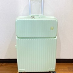 【新品未使用】キャリーケース 機内持ち込み S グリーン スーツ...