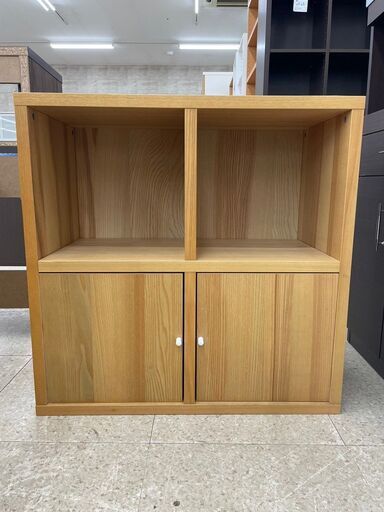 ★ジモティ割あり★  電話台 ナチュラル H80×D40×W80 クリーニング済み TJ7477