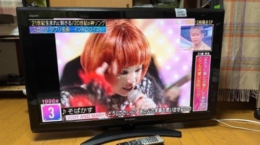 中型〜大型テレビ83  SHARP AQUOS 2011年製40インチ 大阪府内 配達設置無料 保管場所での引き取りは値引きします