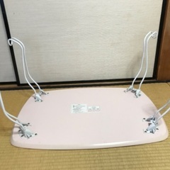 ピンク　座卓　折り畳みの画像