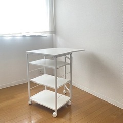 値下げ！！キッチンワゴン　白　美品★