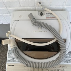 【譲渡先決定】東芝 TOSHIBA  全自動洗濯機 6kg 白色　2017年製の画像
