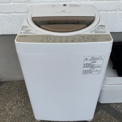 【譲渡先決定】東芝 TOSHIBA  全自動洗濯機 6kg 白色　2017年製の画像