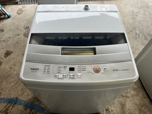 AQUA 洗濯機 AQW-S45J 21年式 4.5kg