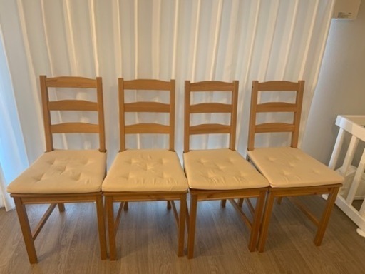 IKEA   ダイニングテーブルセット　ヨックモック