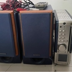 KENWOOD ステレオスピーカー＋コンポ