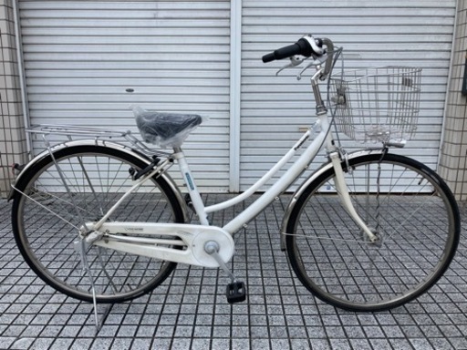 【27インチ自転車】パナソニック製　3段変速　LEDオートライト付　BAA認定車　タフタイヤ使用❗️サドル新品❗️若林自転車　膳所店　SALE中❗️