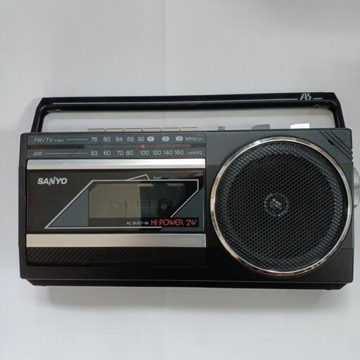 サンヨ-ラジカセMR-A5  カセットテープ 3 巻 付属